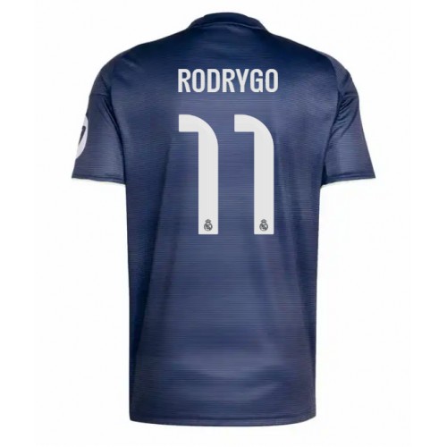 Stroje piłkarskie Real Madrid Rodrygo Goes #11 Koszulka Wyjazdowej 2025-26 Krótki Rękaw